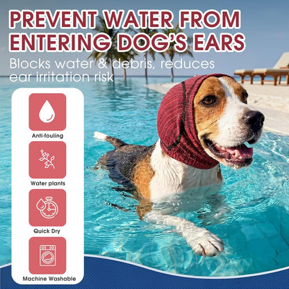 Dog Calming Ear Cover for Fireworks & Thunderstorm Noise Protection, Large